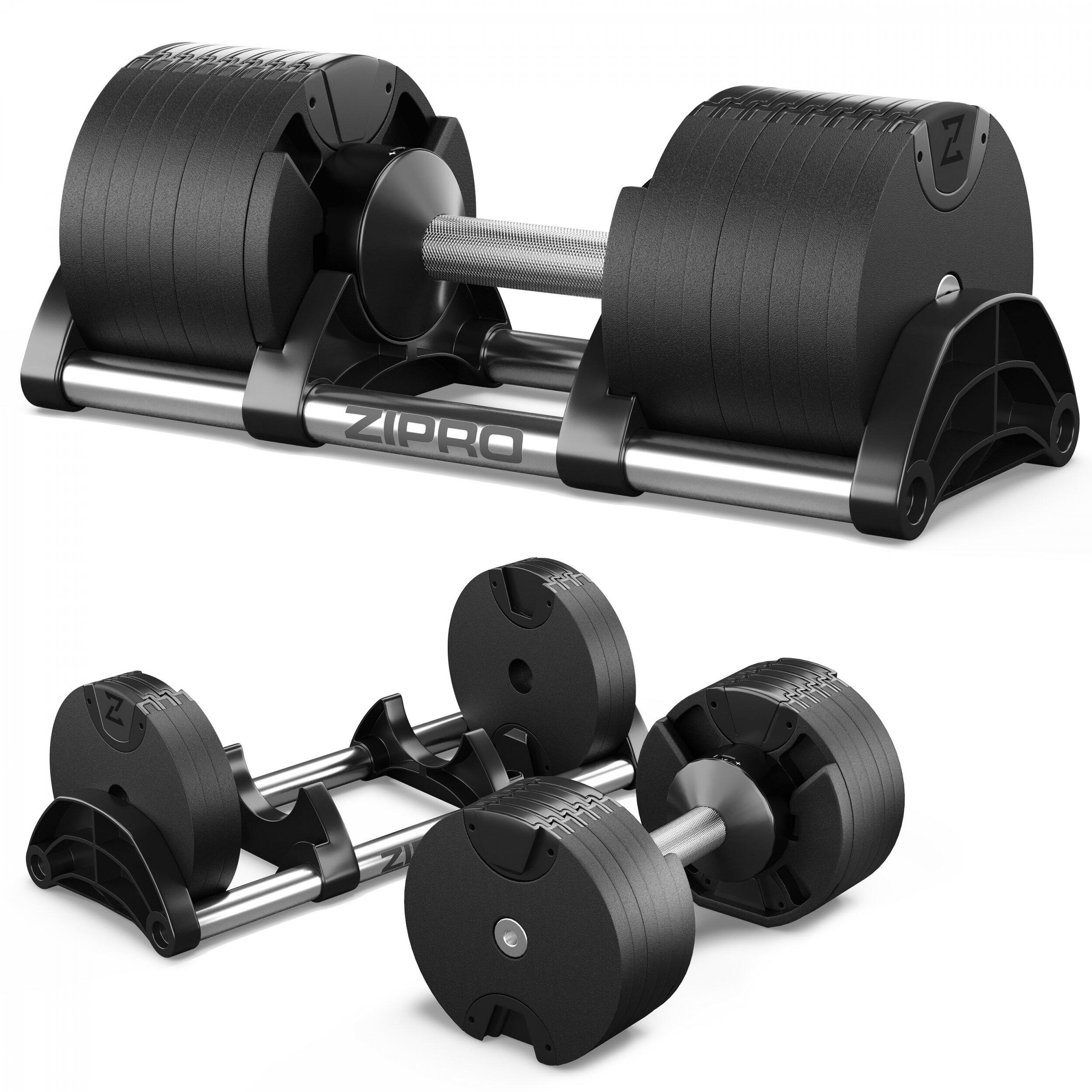 ZIPRO Manubrio Zipro ROUND con peso regolabile 36 kg