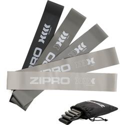 Weerstandsbanden Zipro Mini Band Latex diverse weerstandsniveaus 5 stuks