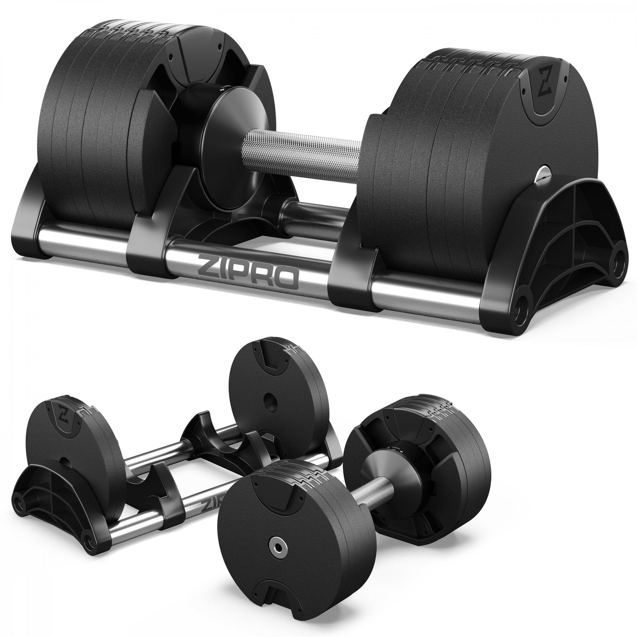 ZIPRO Manubrio Zipro ROUND con peso regolabile 24 kg