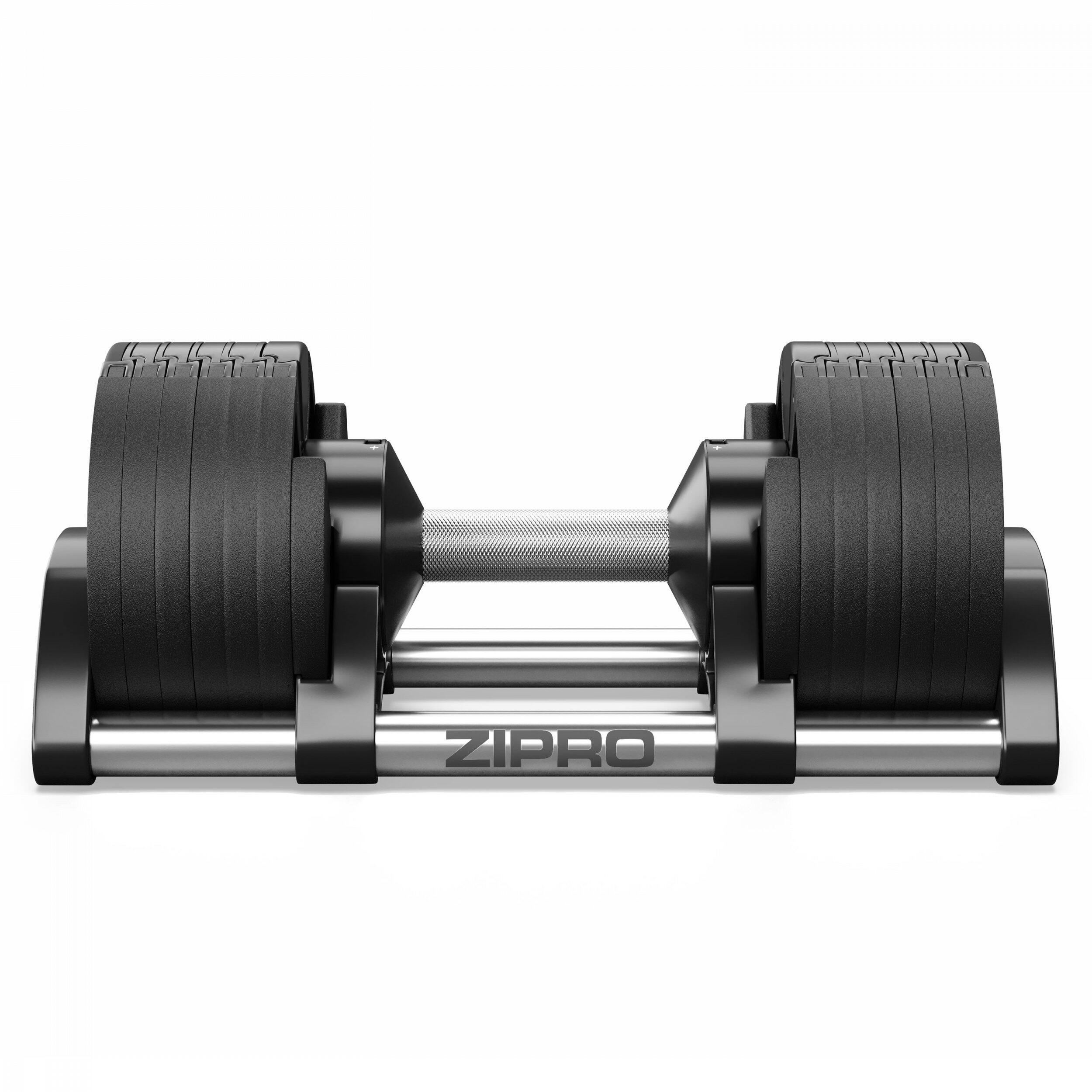 Halter met verstelbaar gewicht 24 kg Zipro Round 3/8