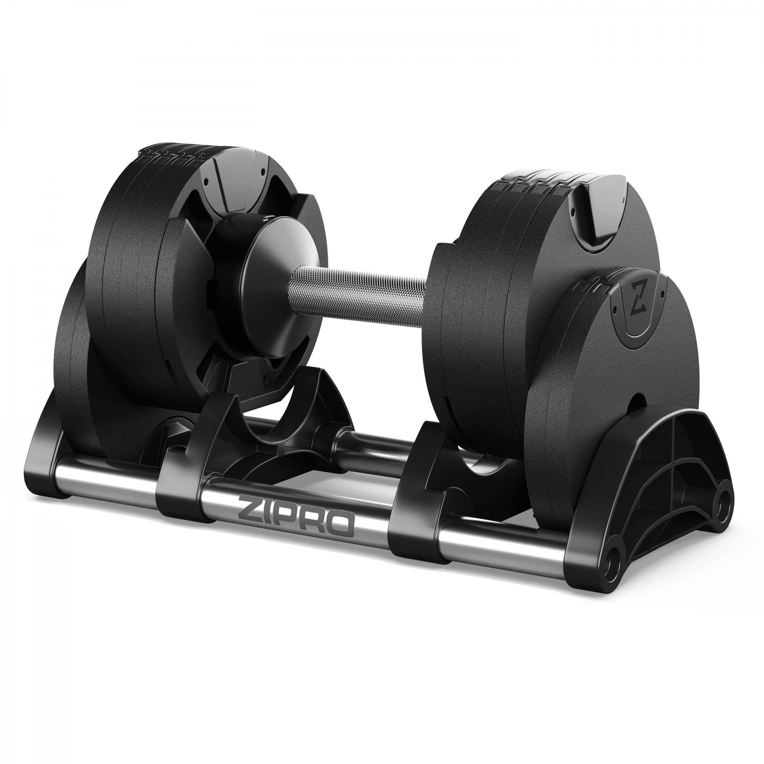 Halter met verstelbaar gewicht 24 kg Zipro Round 5/8