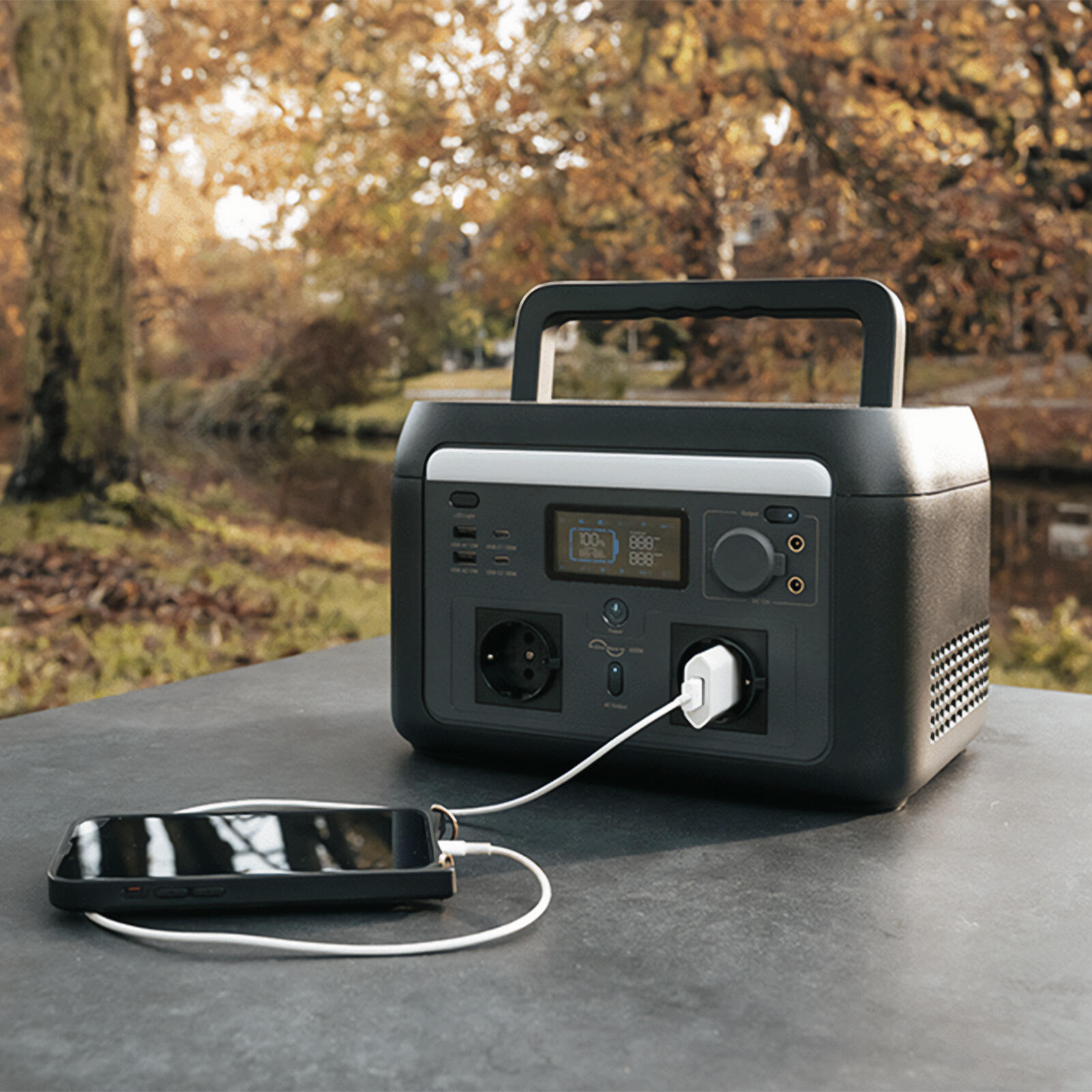 Tragbare Powerstation MPS-600 Camping Solar Generator LiFePO4 600W 512Wh 5/5