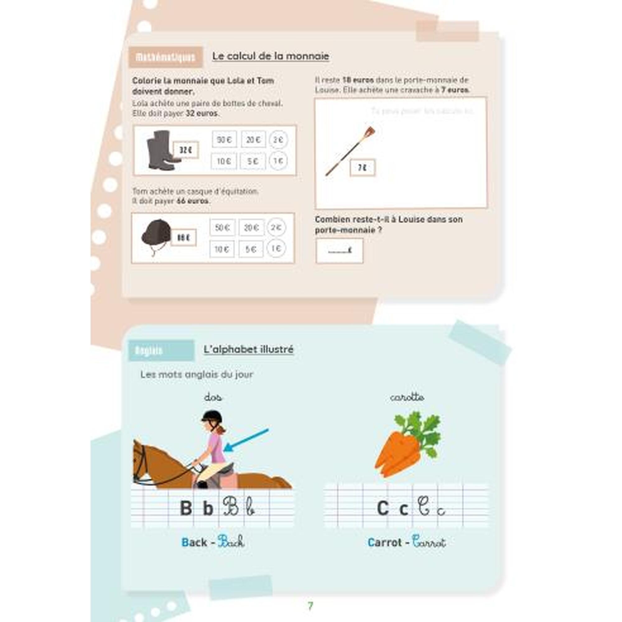 Mon cahier d'activités sur le thème du cheval - CP