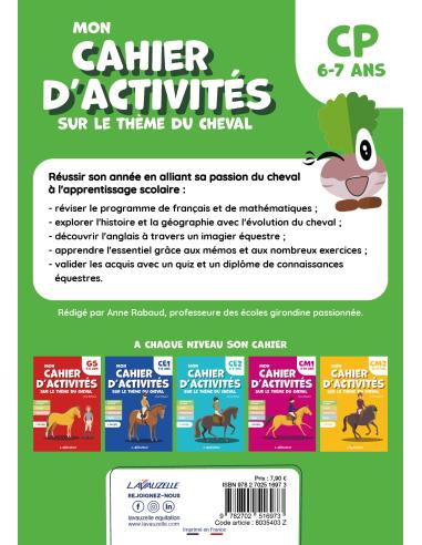 Mon cahier d'activités sur le thème du cheval - CP 2/4