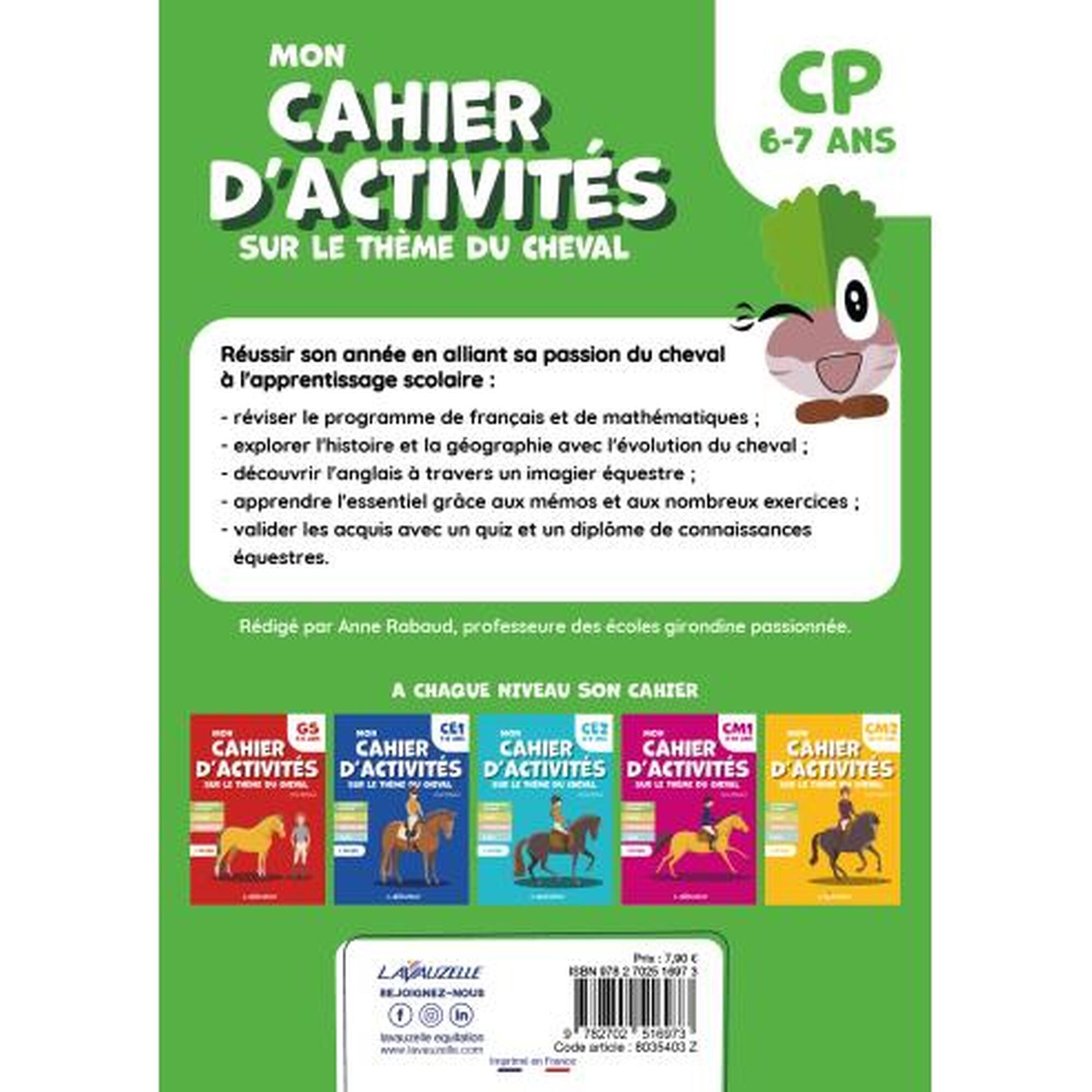 Mon cahier d'activités sur le thème du cheval - CP