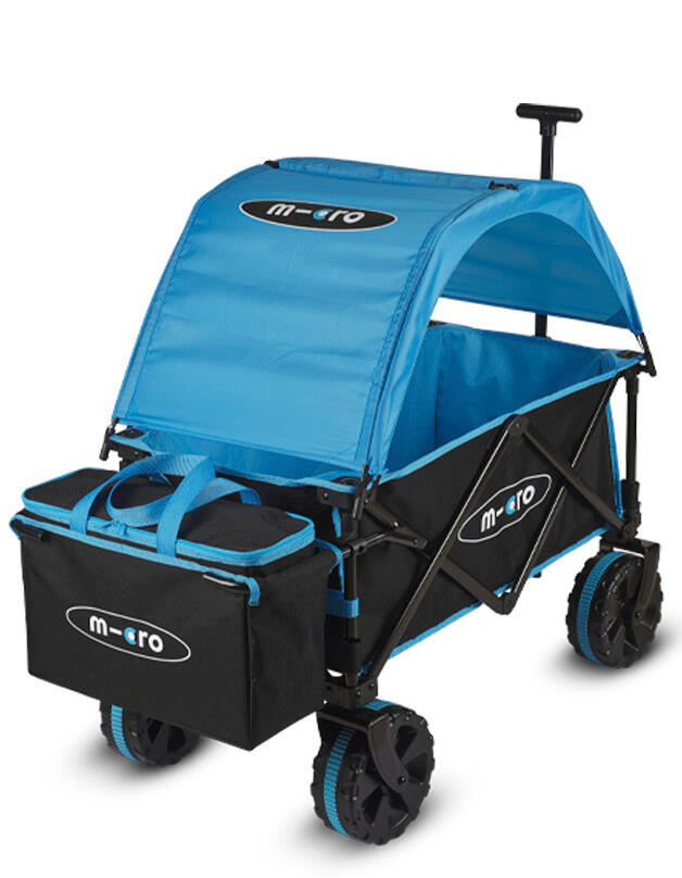 MICRO Pull Along Festival Wagon with Removable Sunroof: Black