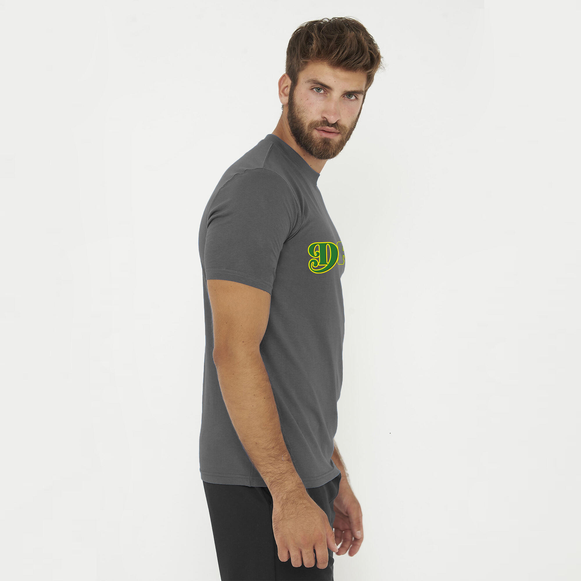 T-shirt aus Baumwolle DREAMER dunkelgrau 3/6