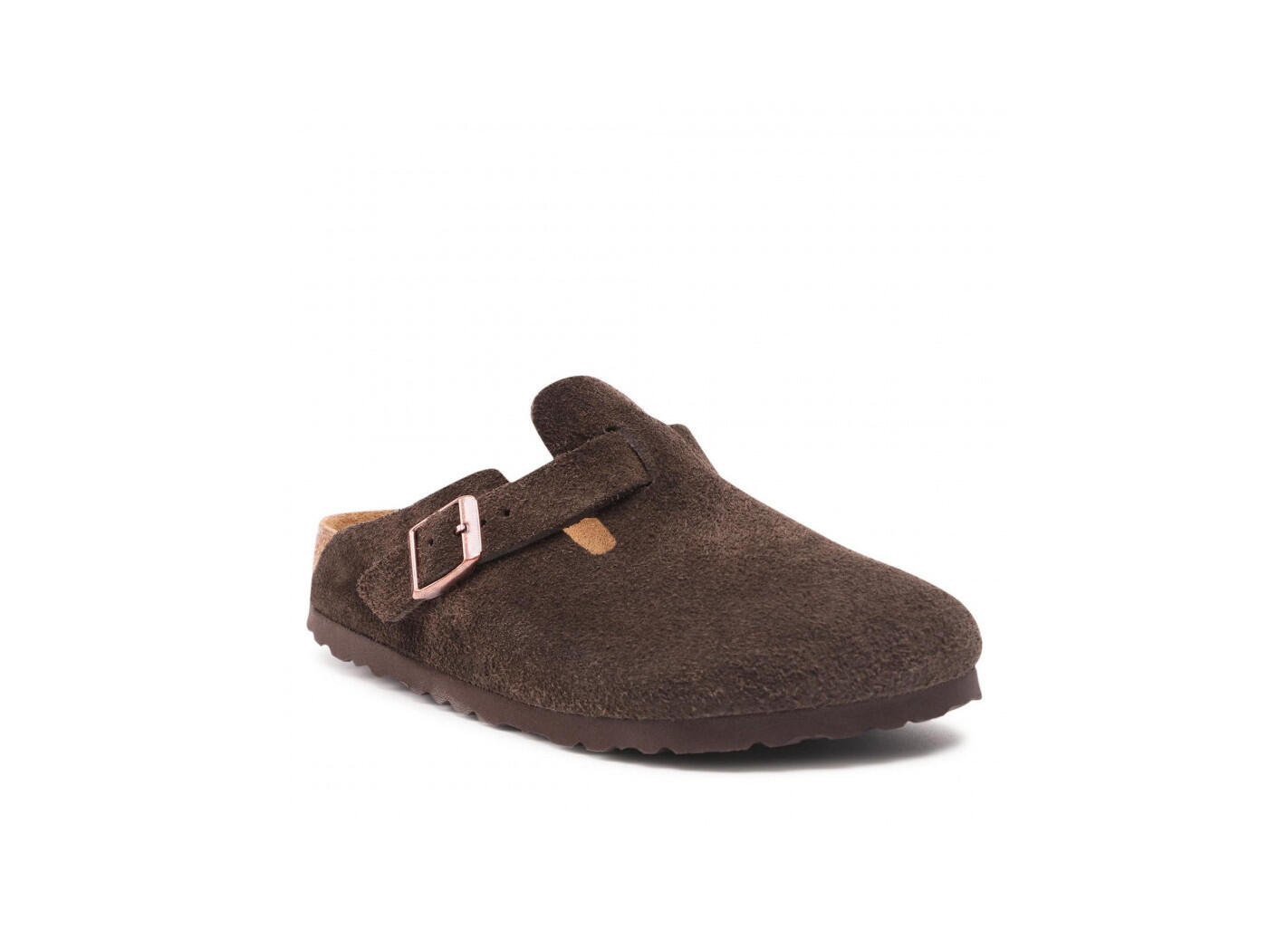 BIRKENSTOCK Sandálias Birkenstock Boston estreitas castanhas
