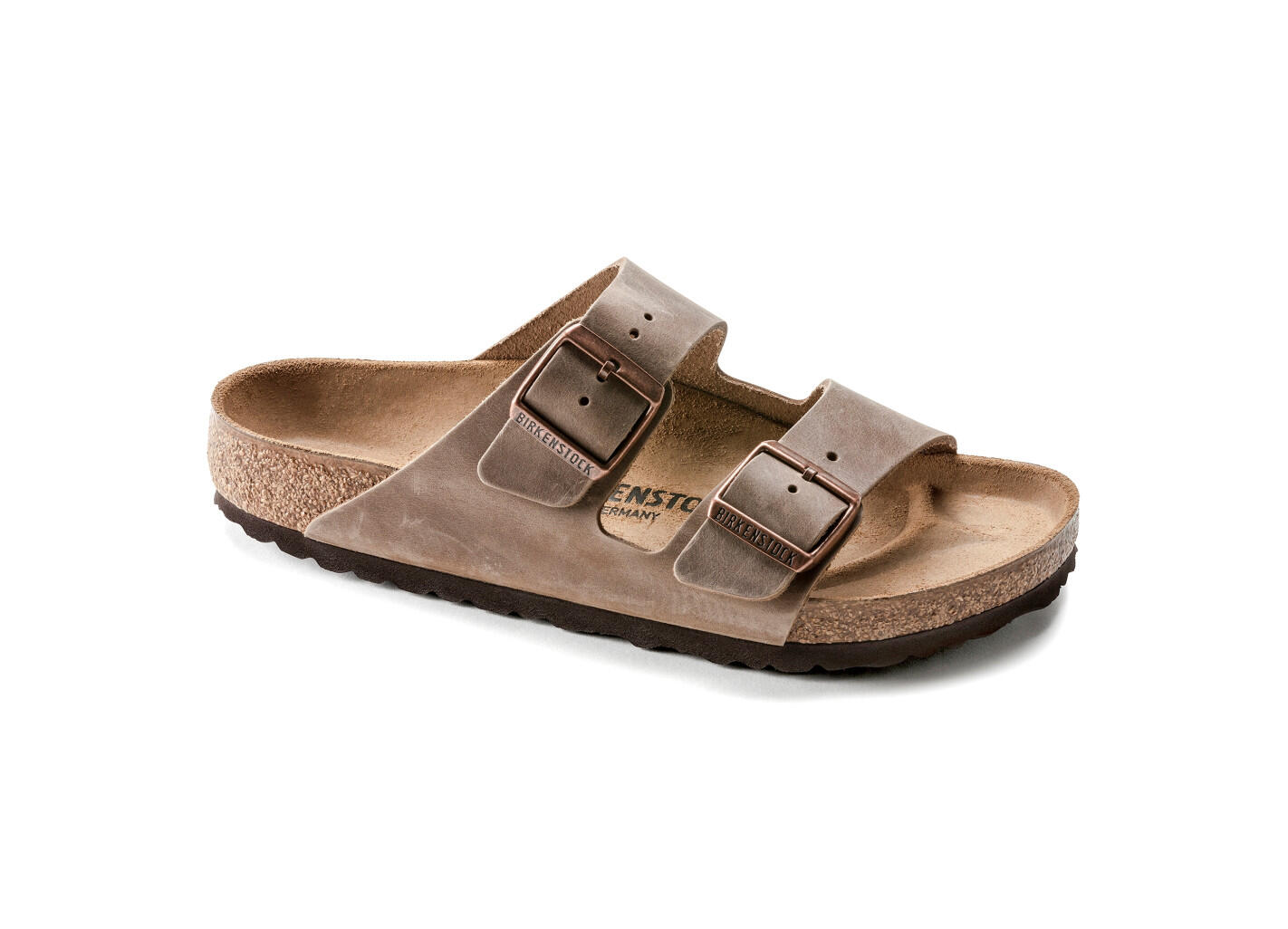 BIRKENSTOCK Birkenstock Arizona Tabak Bruine Slippers Vrouwen