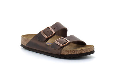 Birkenstock Arizona Habana Schwarze Pantoffeln Dame