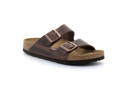 Birkenstock Arizona Habana Schwarze Pantoffeln Dame