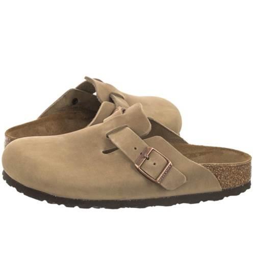 Women's Birkenstock Boston Brown Sandals 3/5