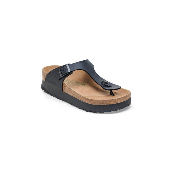 Sandały Birkenstock Gizeh Flex Platform czarne