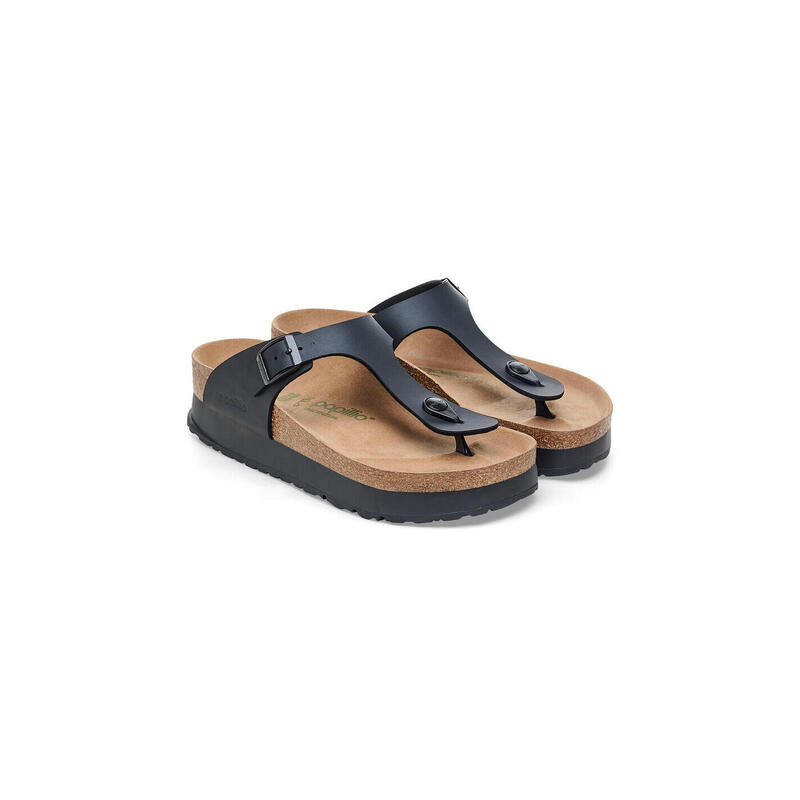 Sandale Birkenstock Gizeh Flex Platform Negru