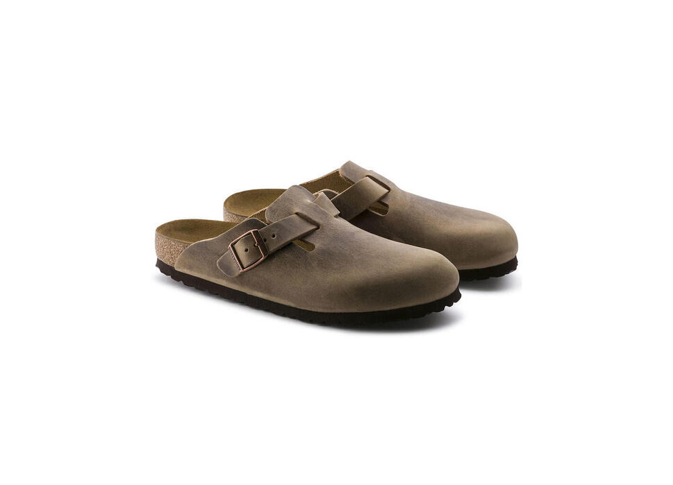 Klapki męskie Birkenstock Boston Tabacco