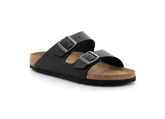 Birkenstock Arizona Schwarze Hausschuhe Dame