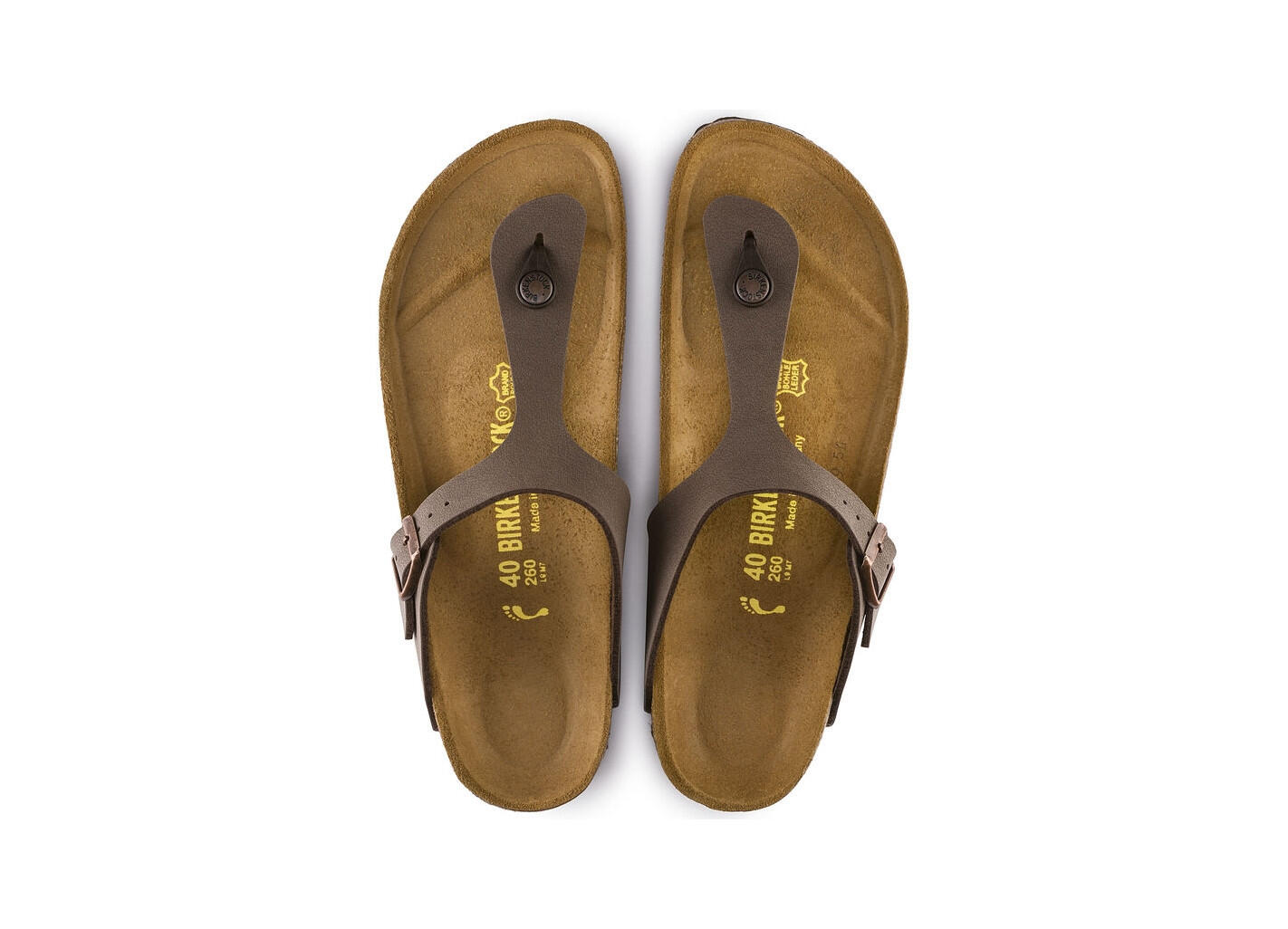 Ciabatte Birkenstock Gizeh Birkibuc Adulto 4/5