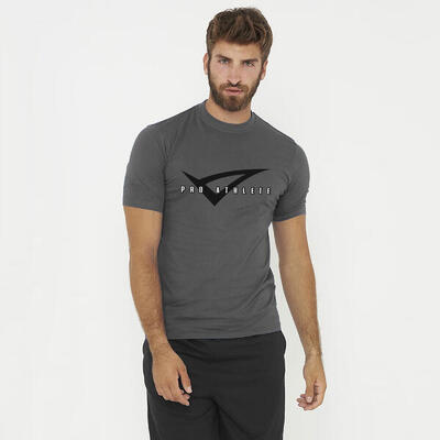 T-shirt in cotone da uomo ATHLETE grigio scuro