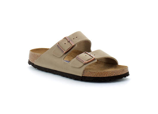 Birkenstock Arizona Hausschuhe, Tabakbraun Dame
