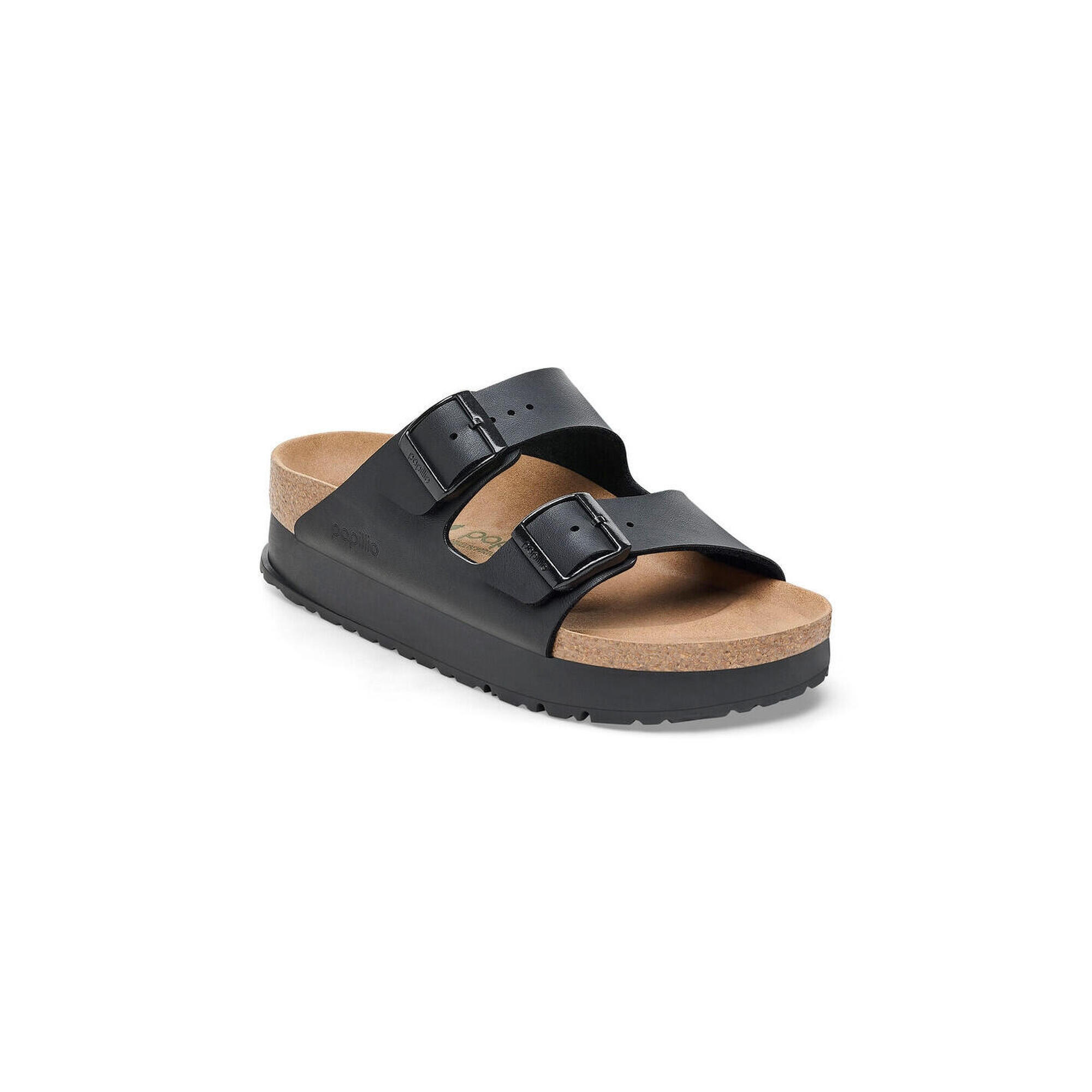 Birkenstock - Sandale À Plateforme Pour Adulte Arizona Pap Flex Platform - Sandales - Noir - 36 - Decathlon