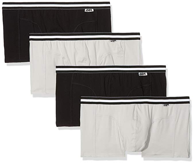 Lot de 4 Boxer DIM Coton Stretch Ecodim 4/6