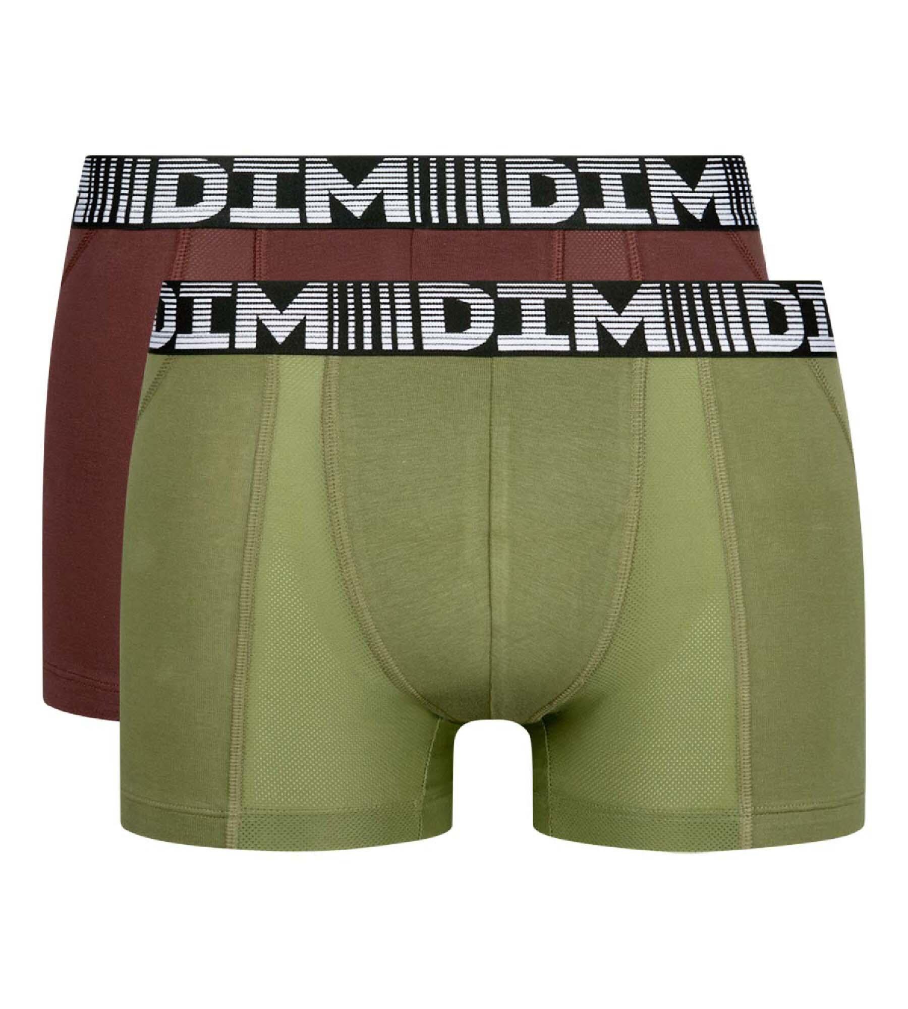 Lot de 2 boxers lycra Homme 3D Flex Air 4/7
