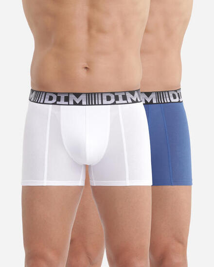 Lot de 2 Boxers Homme Coton 3D Flex Air