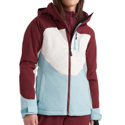 O'neill o'neill jassen diamond jacket dames windsor wine colour block