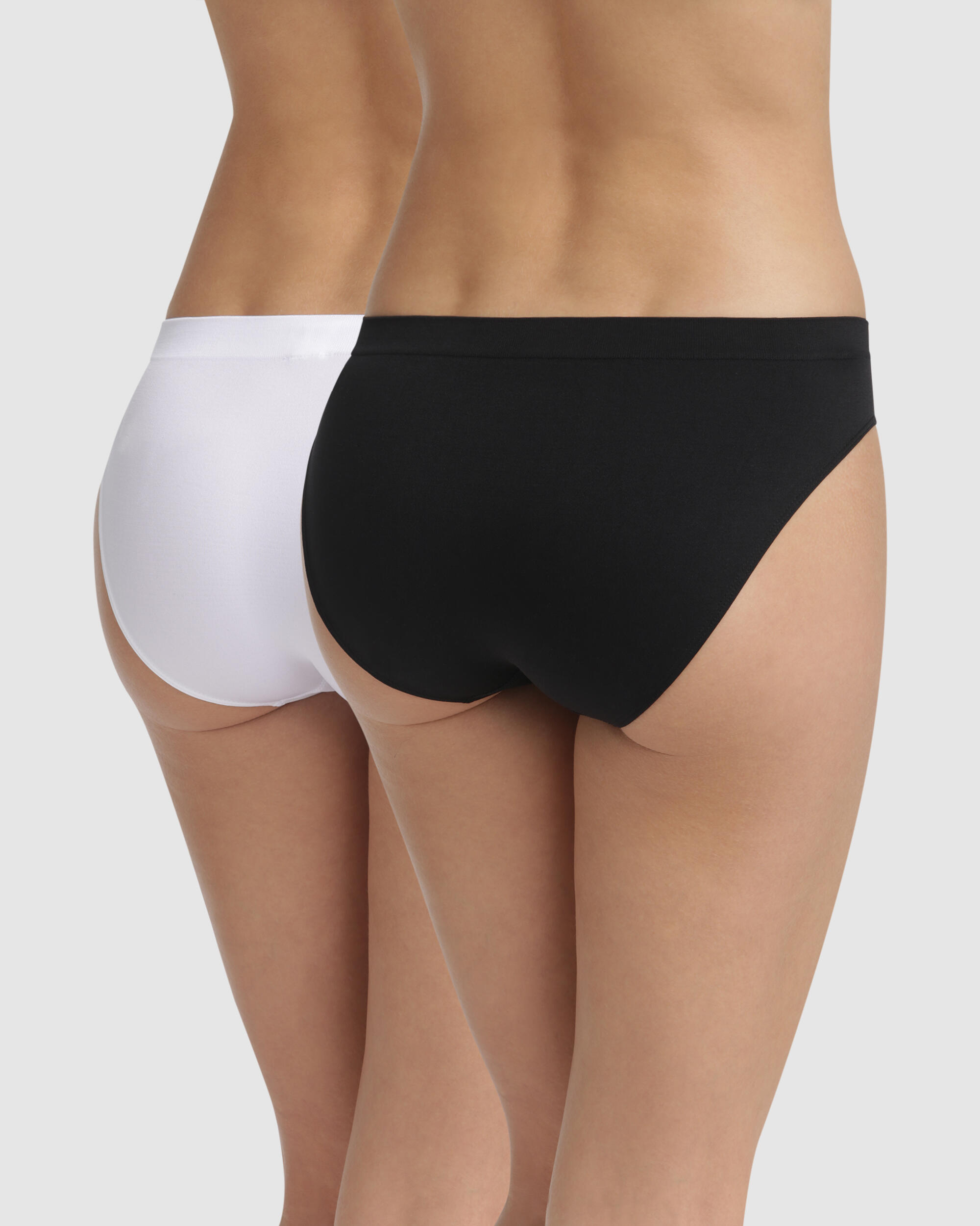 Lot de 2 Culotte femme DIM Microfibre Pockets Eco 2/6