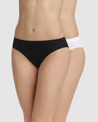 Lot de 2 Slips Femme Sans Couture Ecodim Microfibre