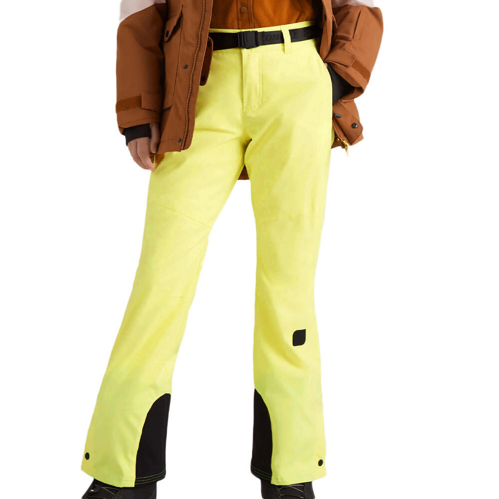 Pantalon de ski Jaune Fluo Femme O'Neill Star Slim 1/7