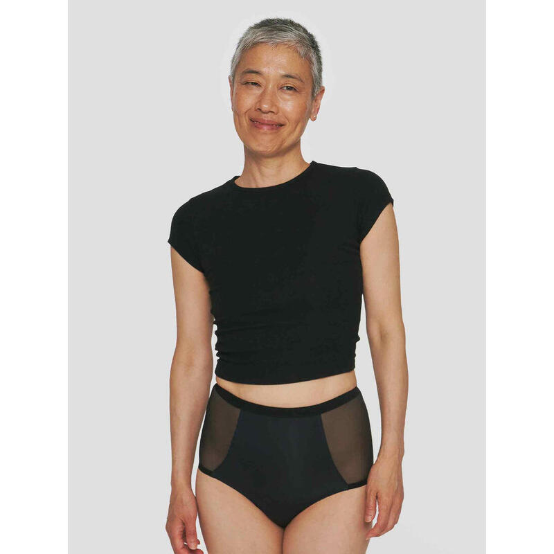 Culotte menstruelle Taille Haute en tulle - Flux Moyen