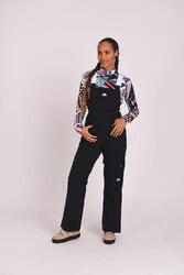 Pantalon à bretelles Yeh Girl noir