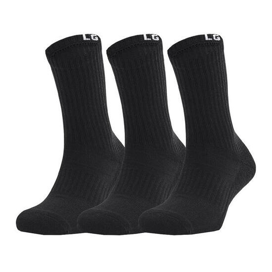Socken Under Armour Core Crew 3PK, Schwarz, Unisex