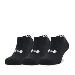 X3 Paires de Chaussettes Noir Homme Under Armour Core No Show
