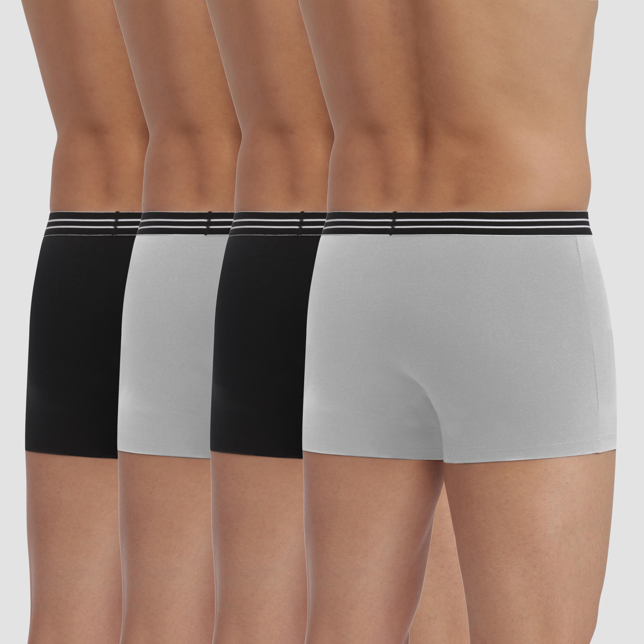 Lot de 4 Boxer DIM Coton Stretch Ecodim 2/6