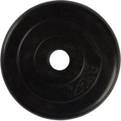 Disque de poids en caoutchouc - Poids de poids - 30 mm - 2,5 kg