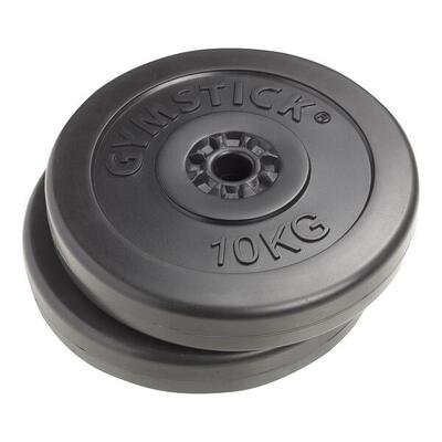 Vinyl halterschijven 30 mm 2 x 10 kg