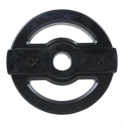Studio pump disc halterschijf - 30 mm - 2.5 kg - zwart