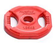 Disco de pesas para aerobic - 30 mm - 2,5 kg - Azul - Por pieza 1/2