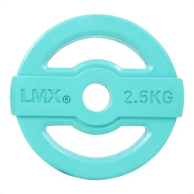 Studio pump disc halterschijf - 30 mm - 2.5 kg - blauw