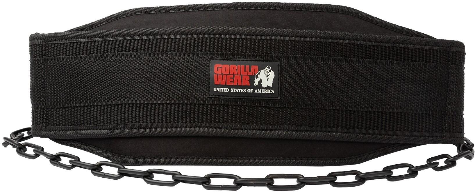 GORILLA WEAR Cintura da immersione in nylon - Nero