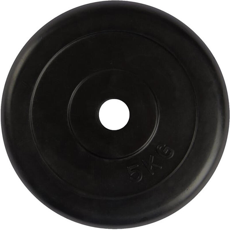 Disque de poids en caoutchouc  - Poids de poids - 30 mm - 5 kg