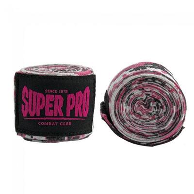 Semi-elastische bandages - camo roze/zwart/wit