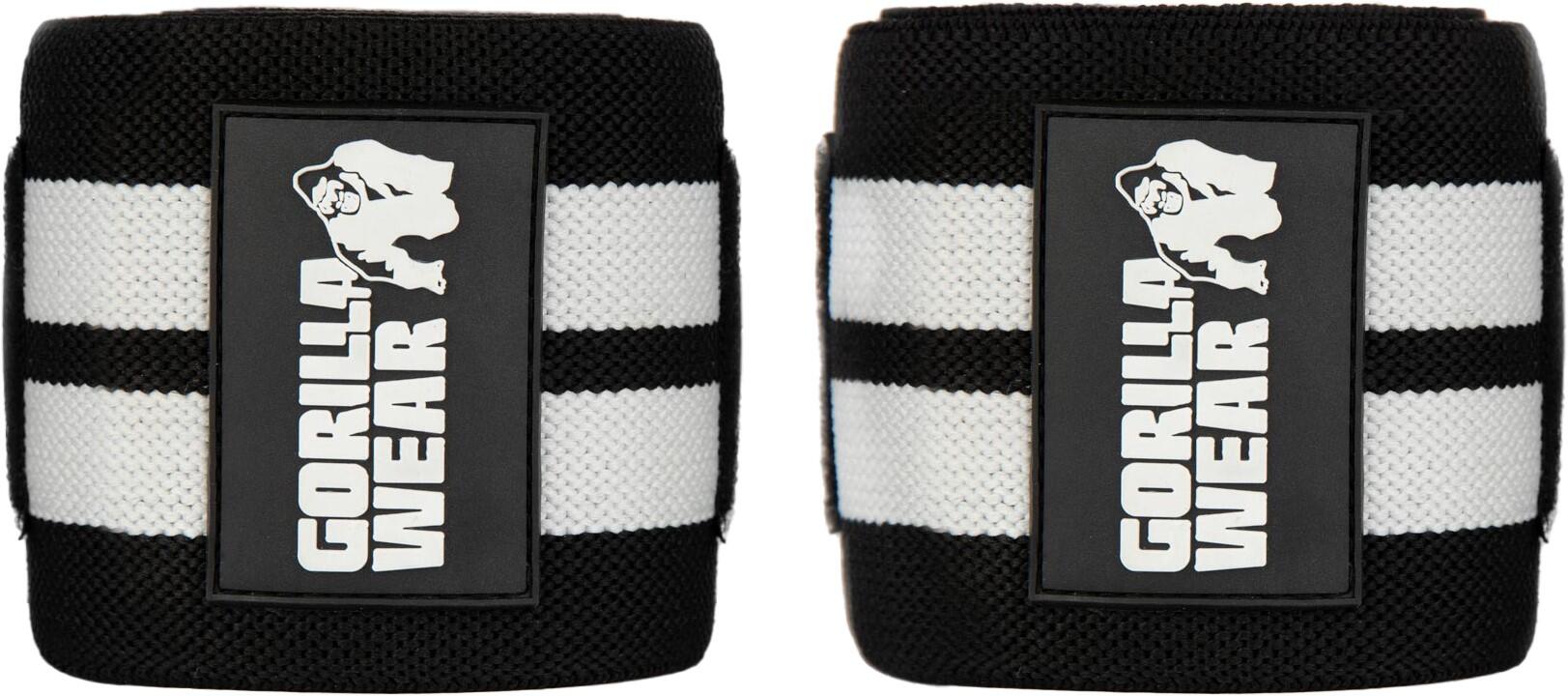 GORILLA WEAR Elbow Bendaggi - Nero/Bianco - 120CM