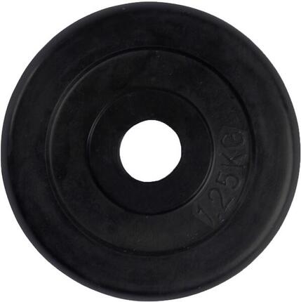 Hantelscheibe - Gummi - 30 mm - 1.25 kg