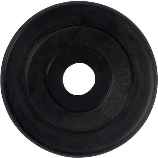 Hantelscheibe - Gummi - 30 mm - 1.25 kg