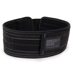 4 Inch Nylon Ceinture de levage - Noir/Grau