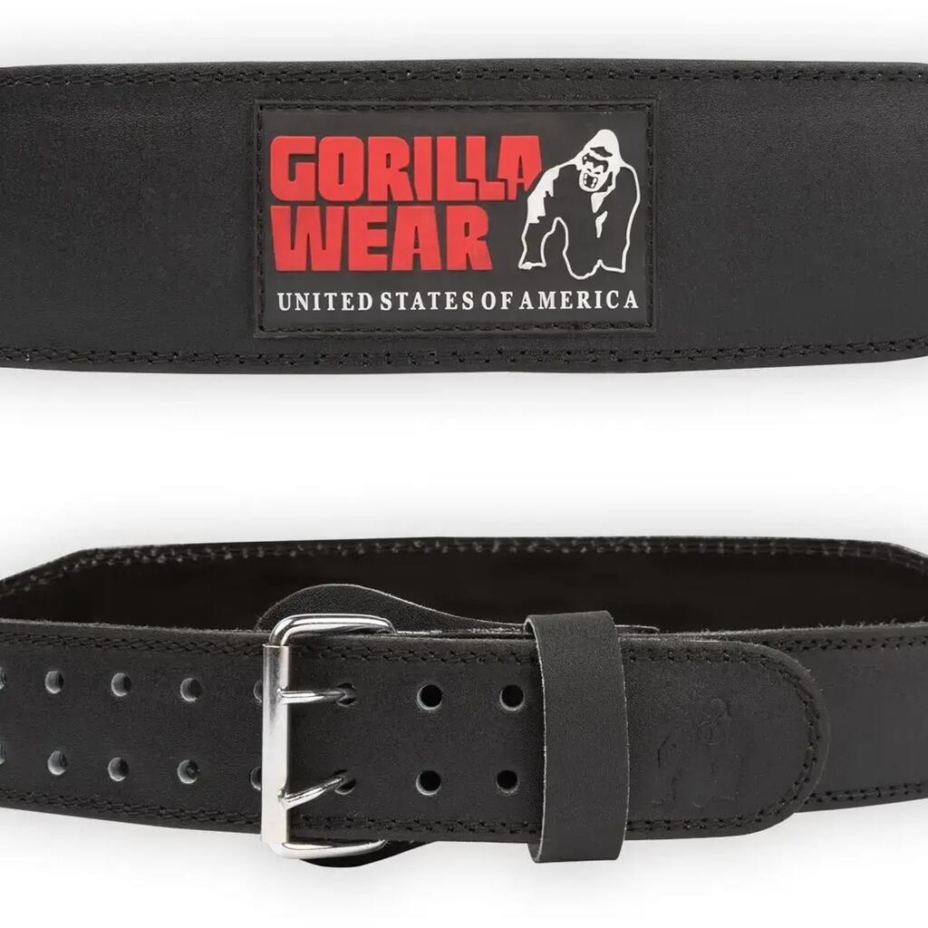 Padded leather lifting belt Gorilla Wear 4"