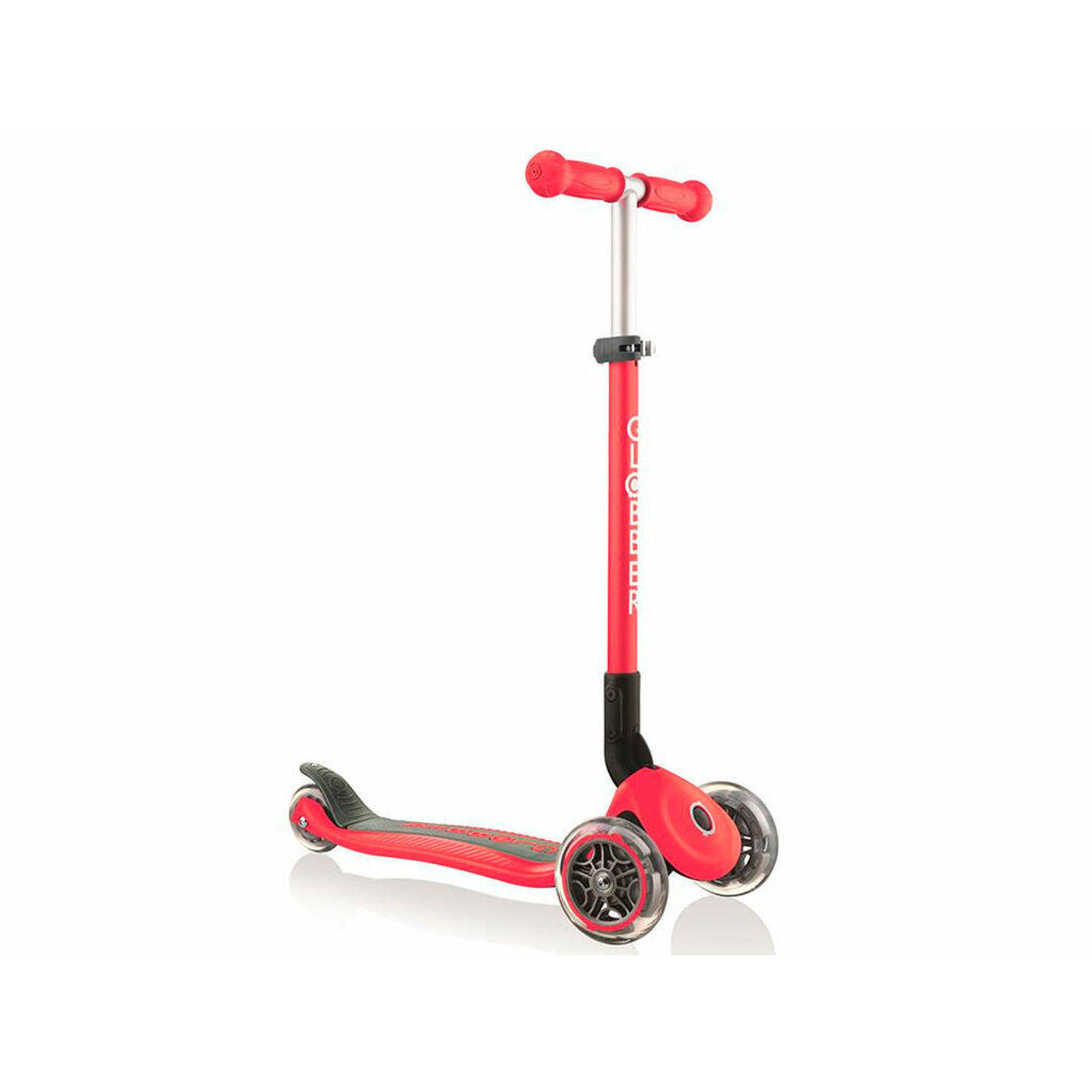 Mini t Scooter Primo pieghevole anodizzato T-Bar Rosso